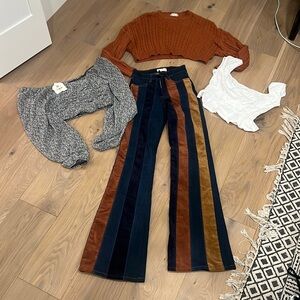 Altar’d state lot and Me to WE essentials white top